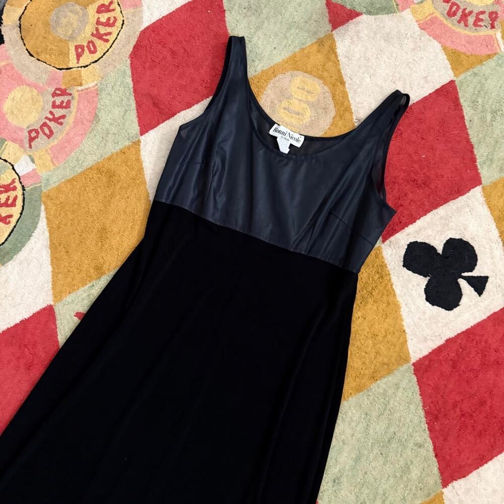 Vintage black maxi dress